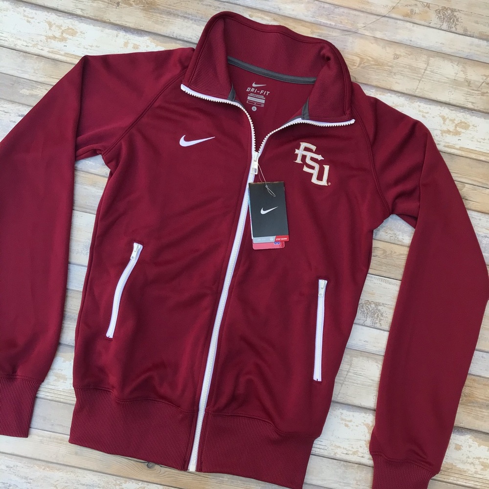 New Nike FSU Florida State Seminoles Track Jacket